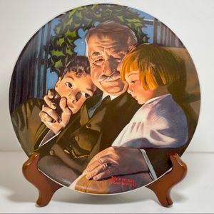 Vintage 1978 “Christmas Story” by “Norman Rockwell” First Issue Christmas Plate